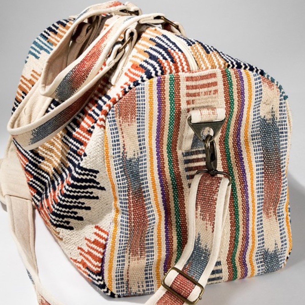 SOLD OUT Multicolor Handmade Desert Rose Ethnic Western Pattern Large Travel - Picture 7 of 9
